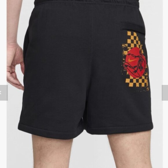 NEW Nike Streetwear Men's French Terry Shorts Black Size Large Athletic Athletic - Picture 2 of 9